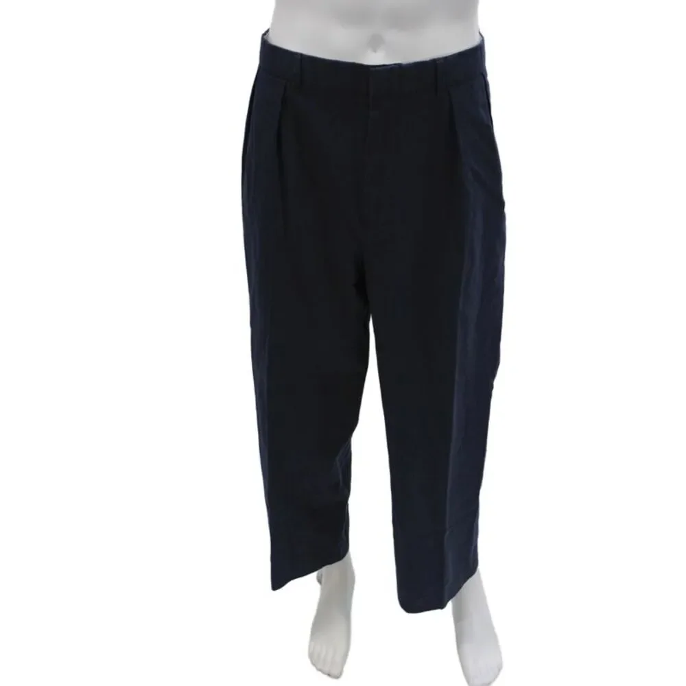 Polo Golf Ralph Lauren Mens Blue Chino Pants Button Size 36
